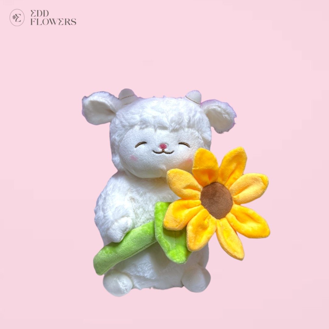 Peluche Corderito Girasol