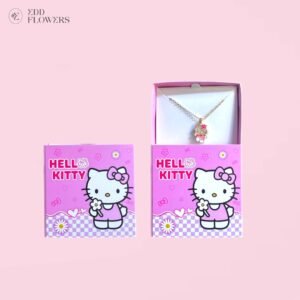 Joyero Hello Kitty rosa con collar y dije de regalo